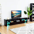 Wood Simple TV Stand With Led Lighting
